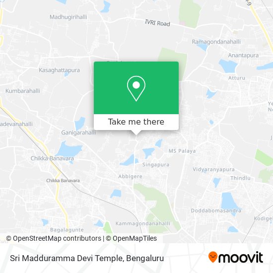Sri Madduramma Devi Temple map