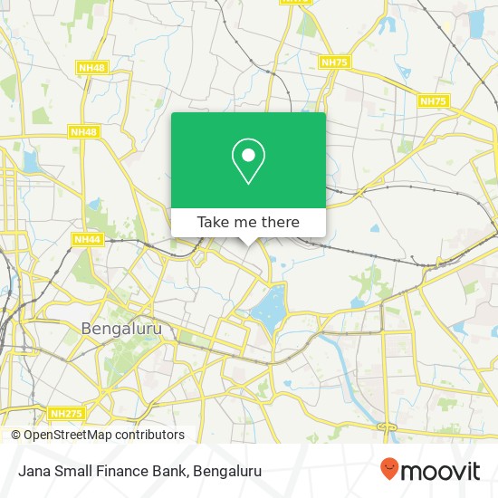 Jana Small Finance Bank map