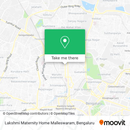 Lakshmi Maternity Home Malleswaram map