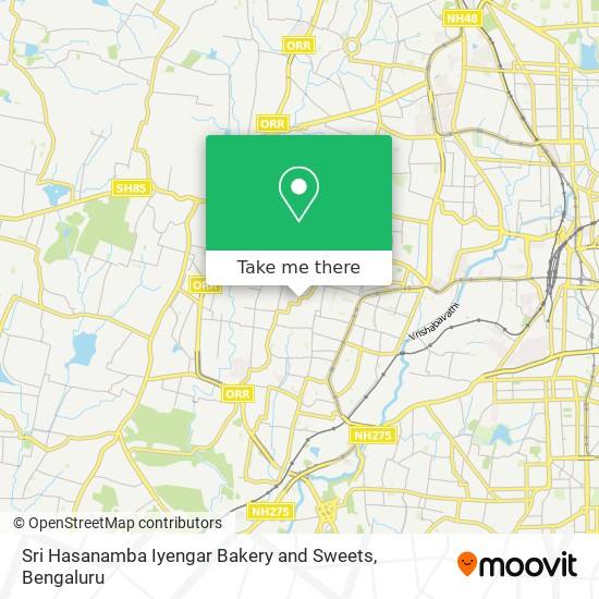 Sri Hasanamba Iyengar Bakery and Sweets map