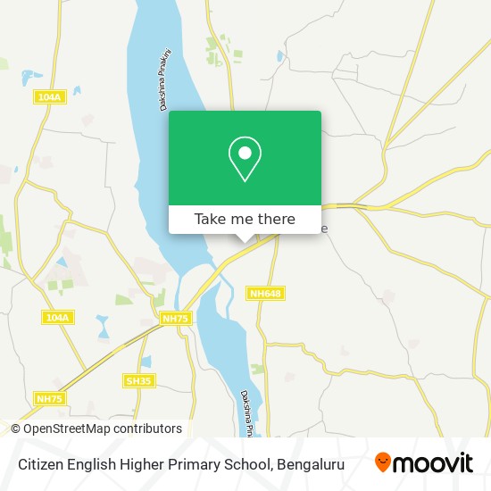 Citizen English Higher Primary School map