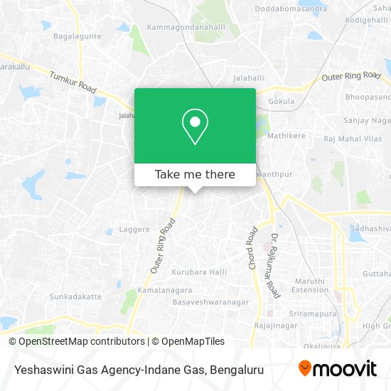 Yeshaswini Gas Agency-Indane Gas map