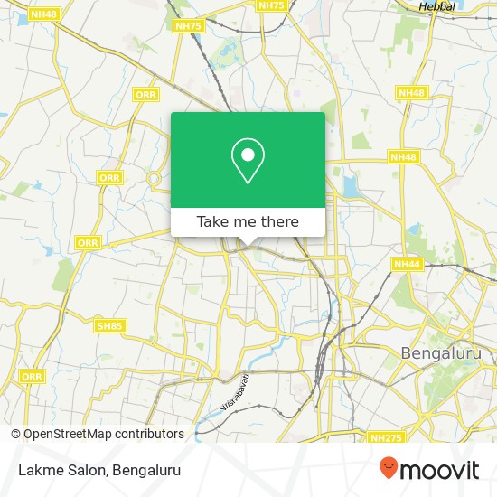 Lakme Salon map