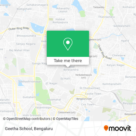 Geetha School map
