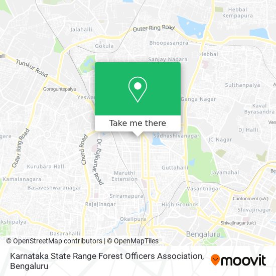 Karnataka State Range Forest Officers Association map
