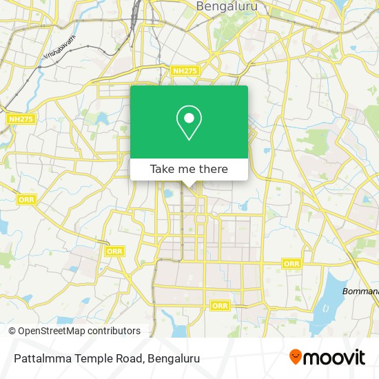 Pattalmma Temple Road map