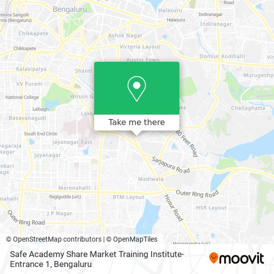 Safe Academy Share Market Training Institute-Entrance 1 map