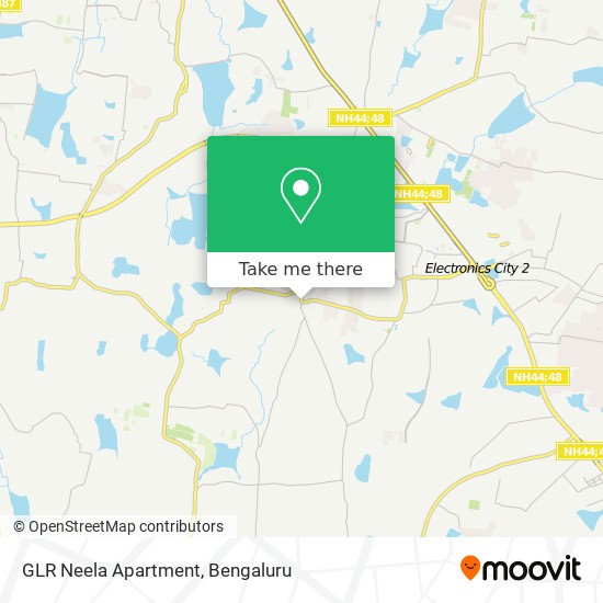 GLR Neela Apartment map