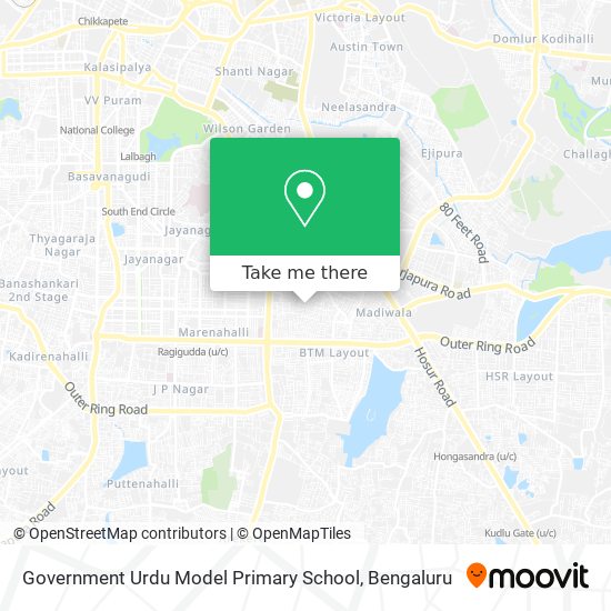 Government Urdu Model Primary School map