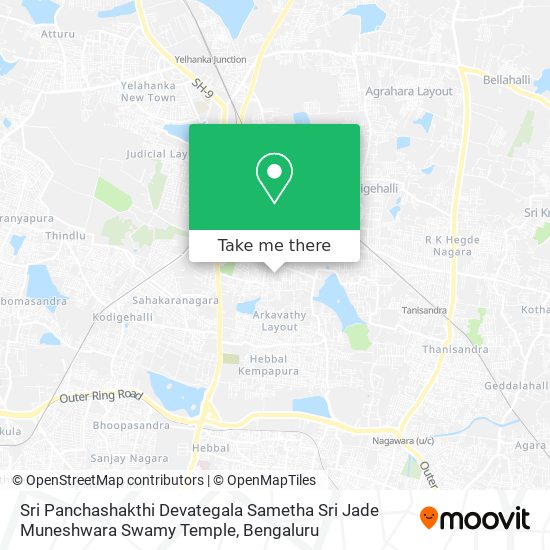 Sri Panchashakthi Devategala Sametha Sri Jade Muneshwara Swamy Temple map