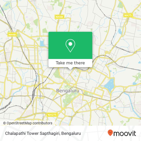 Chalapathi Tower Sapthagiri map