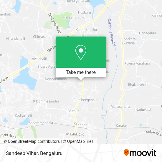 Sandeep Vihar map
