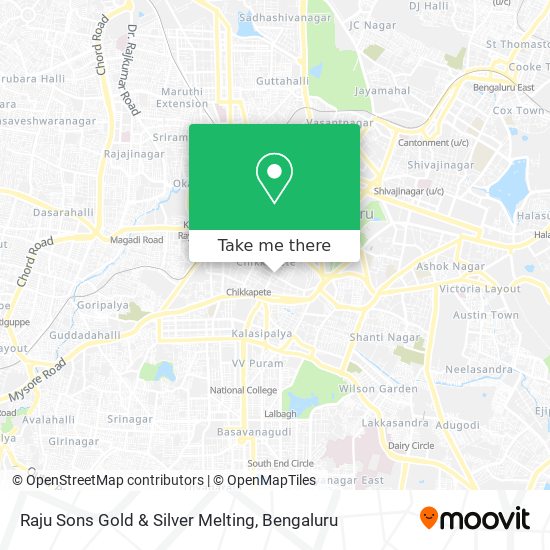Raju Sons Gold & Silver Melting map