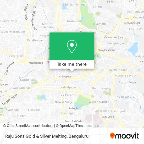 Raju Sons Gold & Silver Melting map