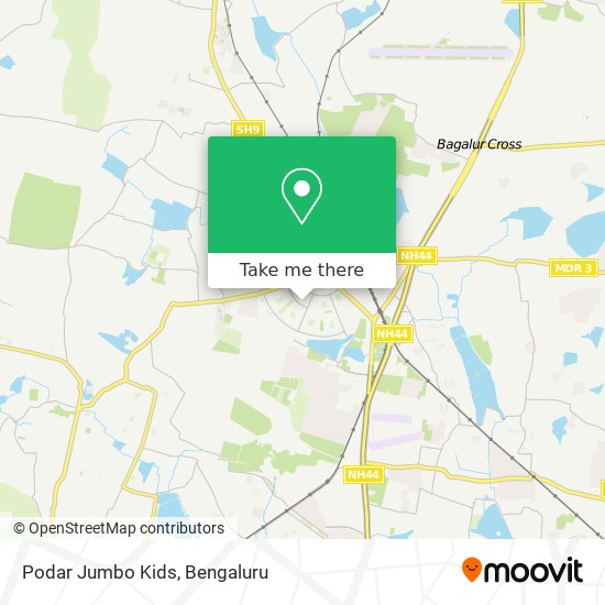 Podar Jumbo Kids map