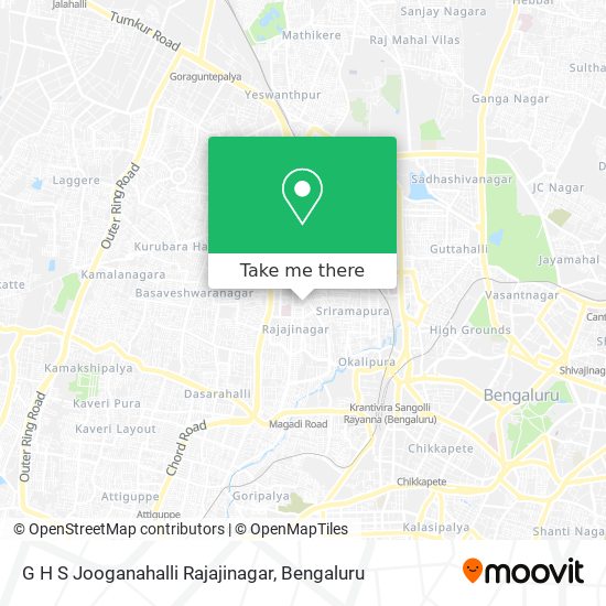 G H S Jooganahalli Rajajinagar map