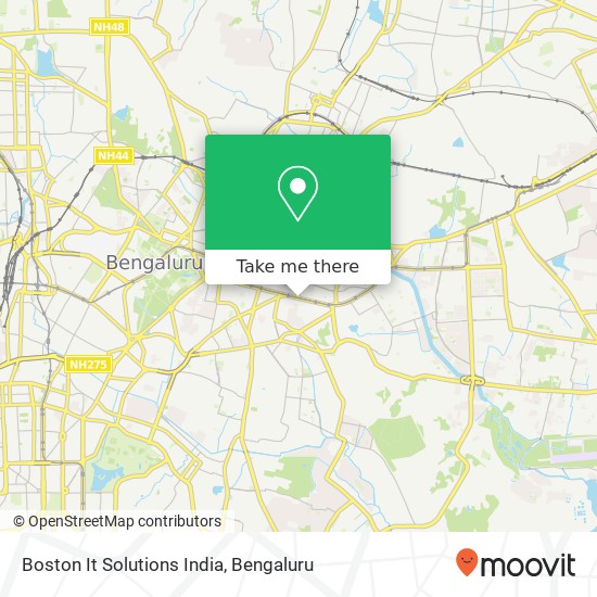 Boston It Solutions India map