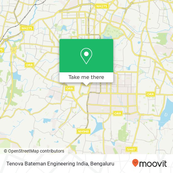 Tenova Bateman Engineering India map