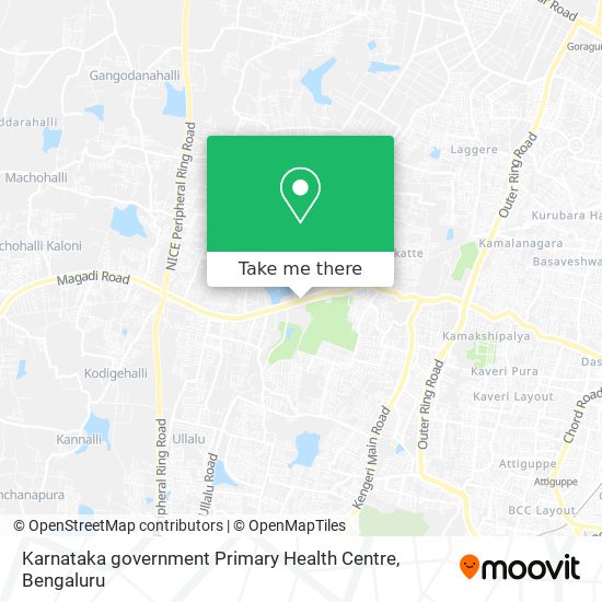 Karnataka government Primary Health Centre map