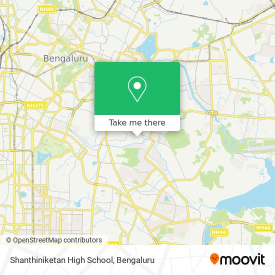 Shanthiniketan High School map