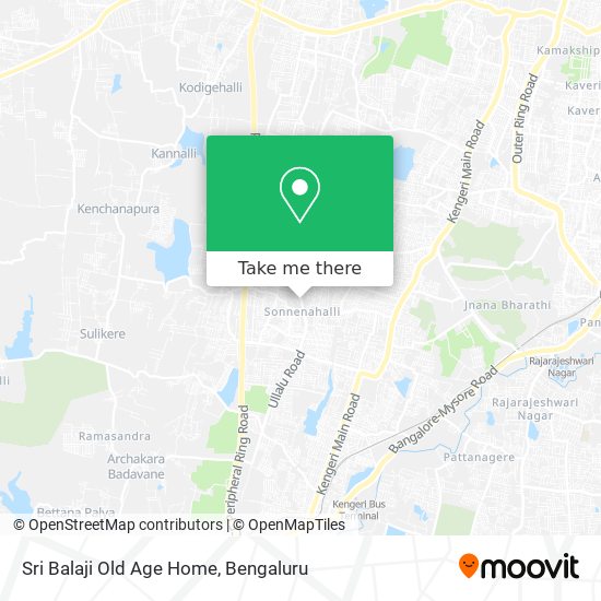 Sri Balaji Old Age Home map