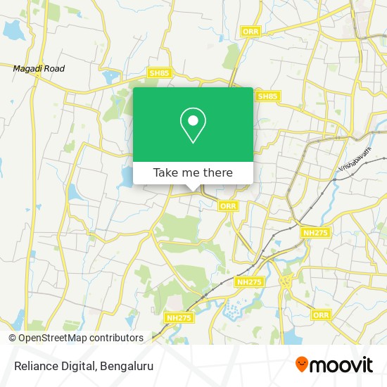 Reliance Digital map