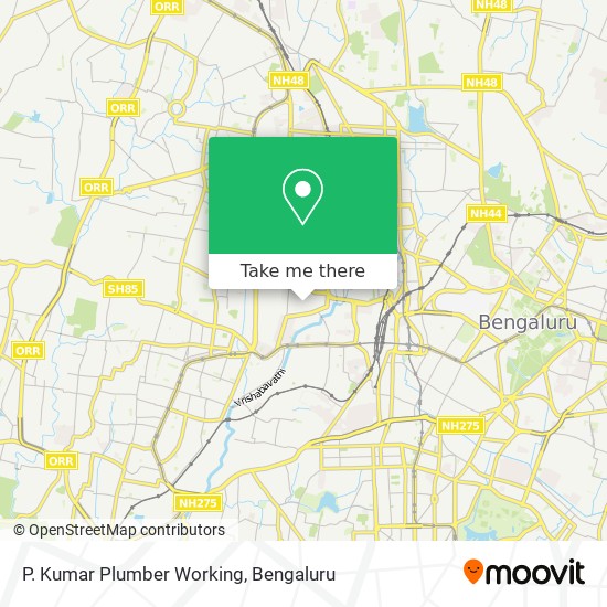P. Kumar Plumber Working map