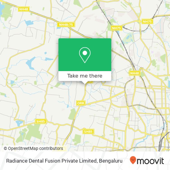 Radiance Dental Fusion Private Limited map