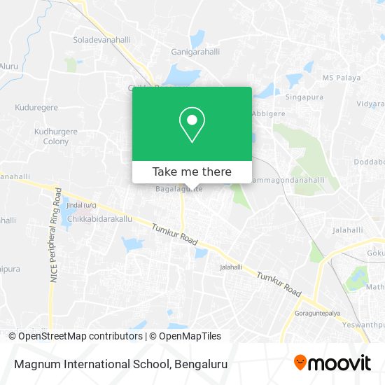 Magnum International School map