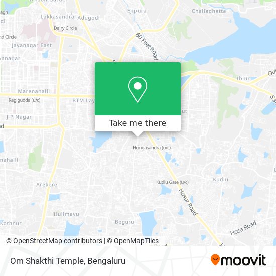 Om Shakthi Temple map
