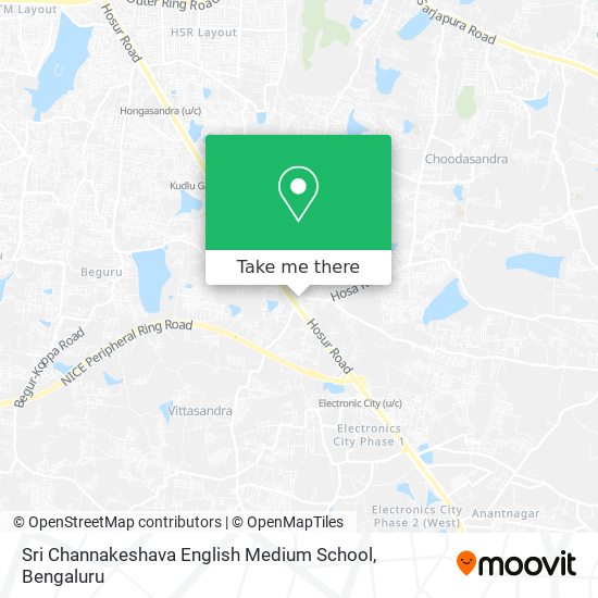 Sri Channakeshava English Medium School map