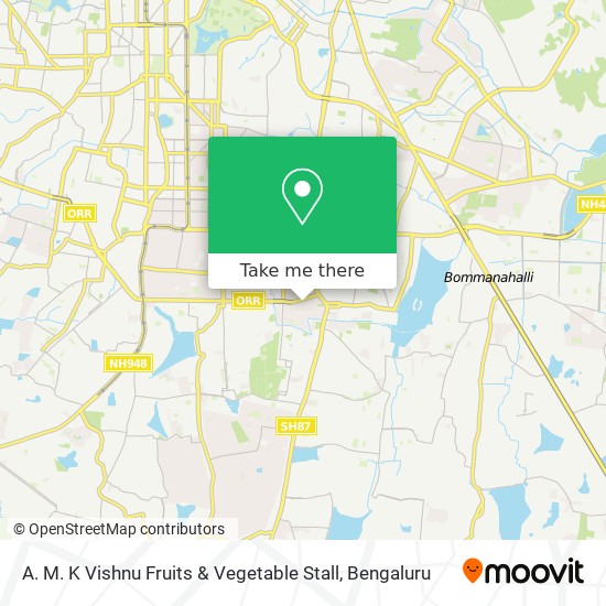 A. M. K Vishnu Fruits & Vegetable Stall map