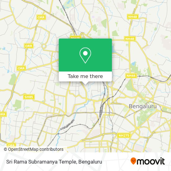 Sri Rama Subramanya Temple map