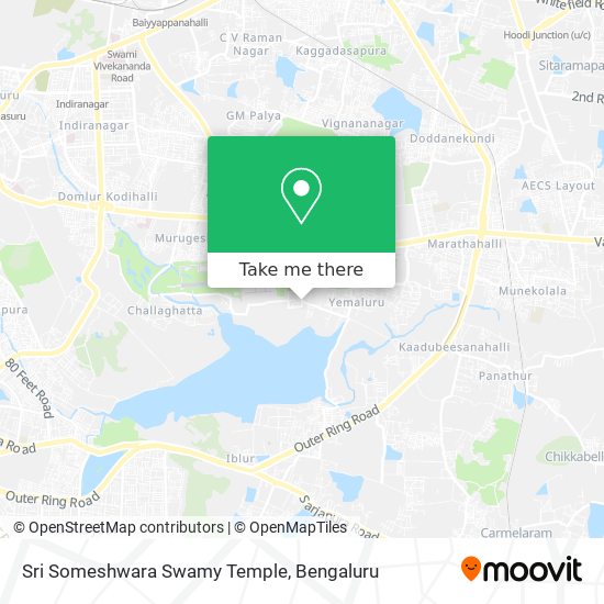 Sri Someshwara Swamy Temple map