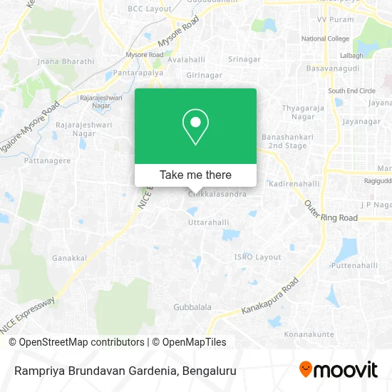 Rampriya Brundavan Gardenia map