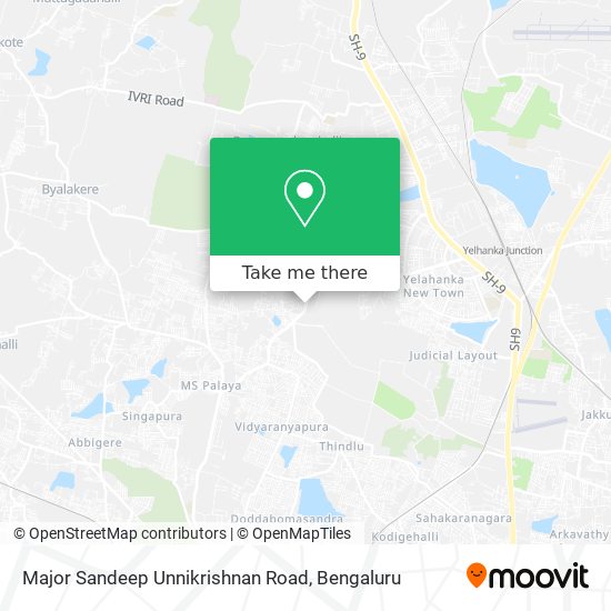 Major Sandeep Unnikrishnan Road map