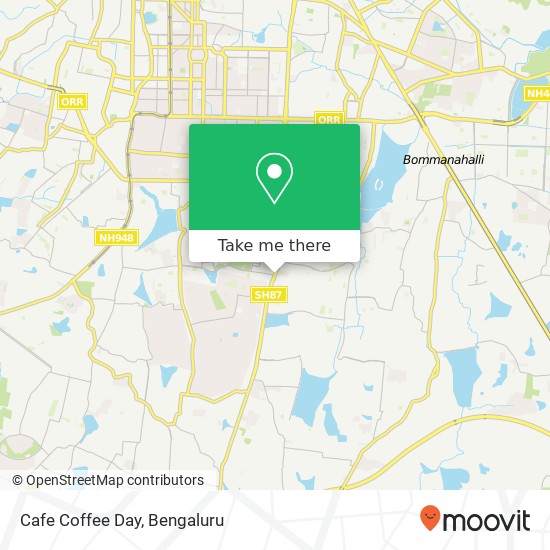 Cafe Coffee Day map