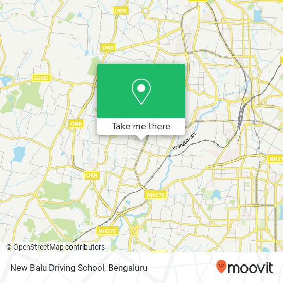 New Balu Driving School map