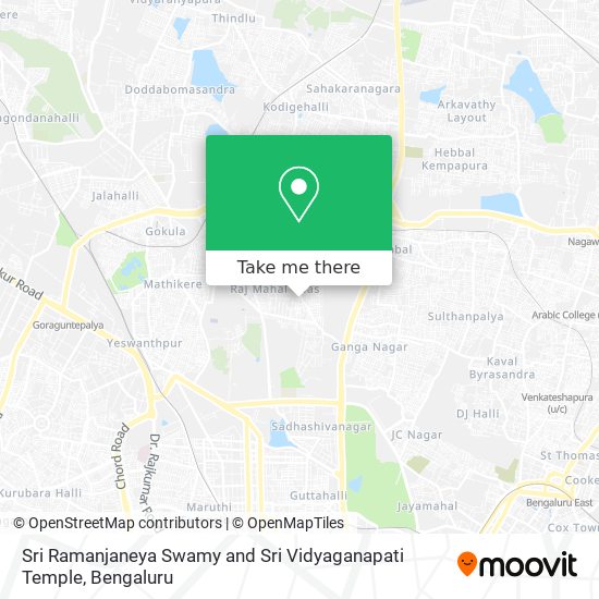 Sri Ramanjaneya Swamy and Sri Vidyaganapati Temple map