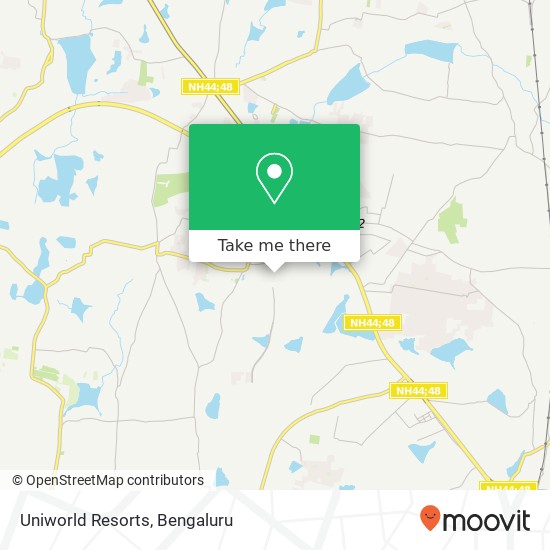 Uniworld Resorts map