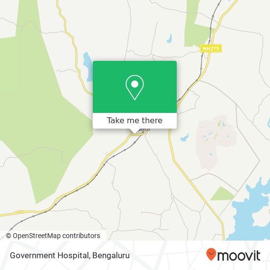 Government Hospital map