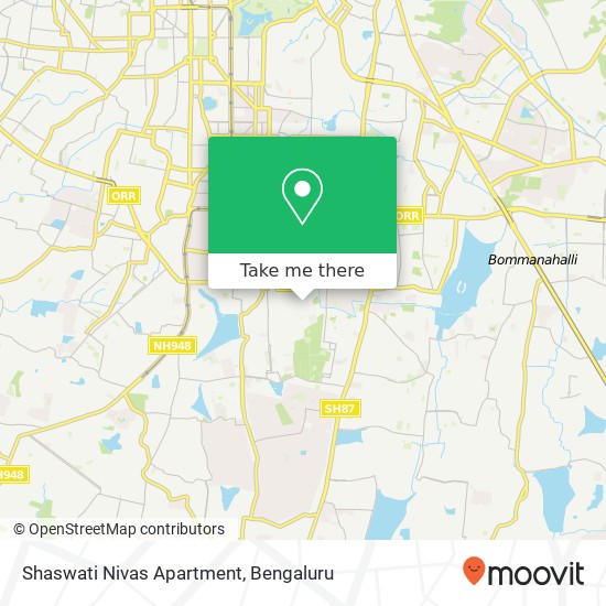 Shaswati Nivas Apartment map