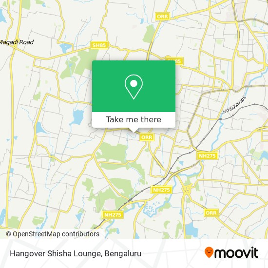 Hangover Shisha Lounge map