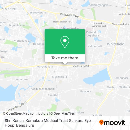 Shri Kanchi Kamakoti Medical Trust Sankara Eye Hosp map