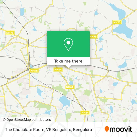 The Chocolate Room, VR Bengaluru map