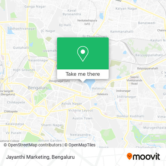 Jayanthi Marketing map