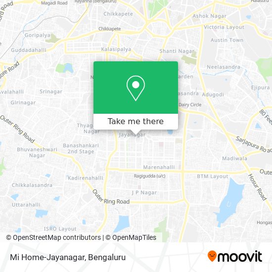 Mi Home-Jayanagar map