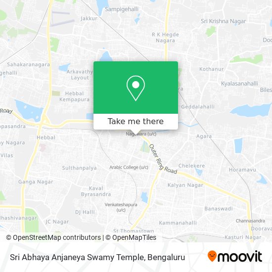 Sri Abhaya Anjaneya Swamy Temple map