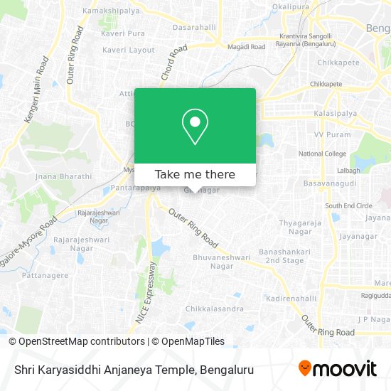 Shri Karyasiddhi Anjaneya Temple map