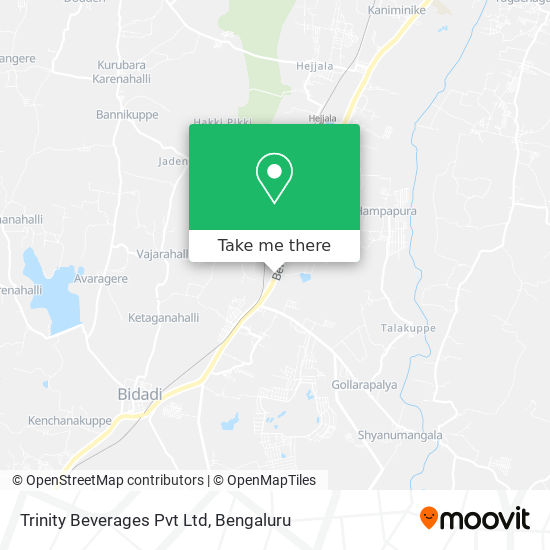 Trinity Beverages Pvt Ltd map
